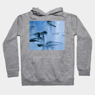 Abstract Oil Painting Classic Blue 12c23 Hoodie